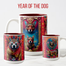Année du CHIEN Art 3 Créations Époustouflantes Ann