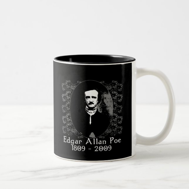 Tasse 2 Couleurs Anniversaire 1809-2009 d'Edgar Allan Poe T (Droit)
