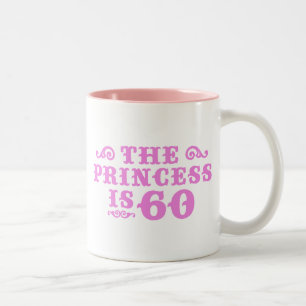 Tasse 2 Couleurs Anniversaire 60 ans