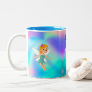 Tasse 2 Couleurs Anniversaire de la Fée Princesse Fantaisiste