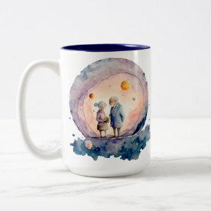 Tasse 2 Couleurs Anniversaire de l'ancien mari et de la femme Saint