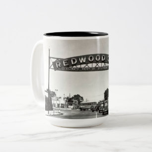Tasse 2 Couleurs Anniversaire de Redwood City 150th