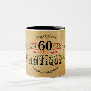 Tasse 2 Couleurs Anniversaire du Vieux Timer