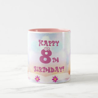 Tasse 2 Couleurs Anniversaire enfant