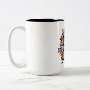 Tasse 2 Couleurs Anniversaire - Monogramme majuscule -lettre A