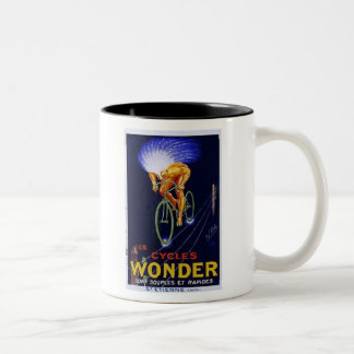 Tasse 2 Couleurs Annonce vintage Cycles Wonder