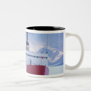 Tasse 2 Couleurs Antarctique, île Ross, station McMurdo, USCG