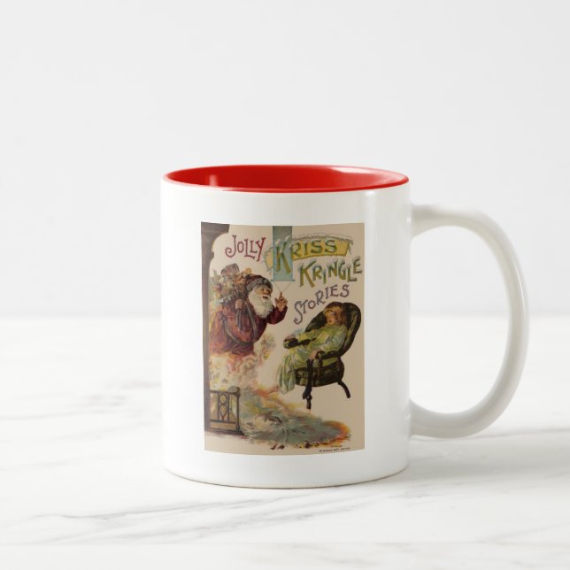 Tasse 2 Couleurs Antique Kris Kringle Sanga Claus (Droit)