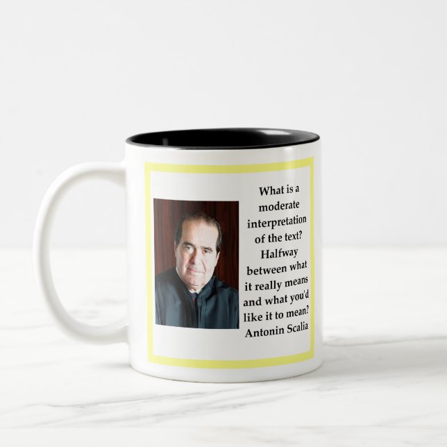 Tasse 2 Couleurs Antonin Scalia (Gauche)