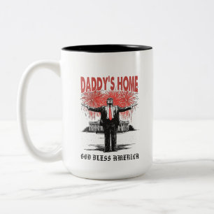 Tasse 2 Couleurs *~* AP16 - Trump Papa est à la Maison Blanche MAGA