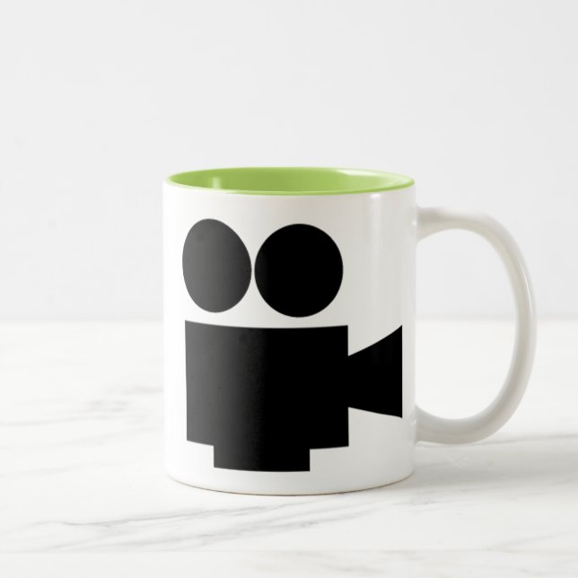 Tasse 2 Couleurs Appareil-photo de film frais ; Film visuel (Droit)