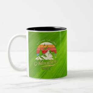 Tasse 2 Couleurs Appel de nature Mountain Adventure Await