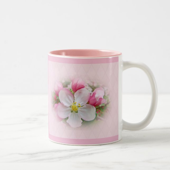 Tasse 2 Couleurs Apple Blossom Time (Droit)