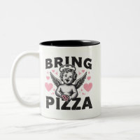 Apportez de la pizza Valentine's drôle pizza tranc