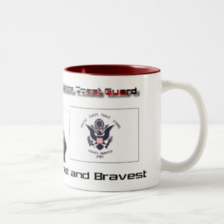Tasse 2 Couleurs Appui d'USCG