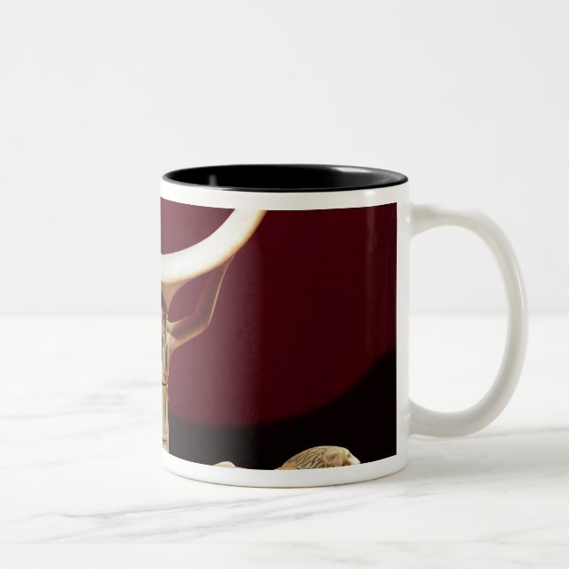 Tasse 2 Couleurs Appui-tête avec Shu, Dieu égyptien d'air (Droit)