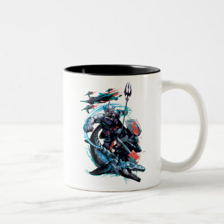 Tasse 2 Couleurs Aquaman | Orm, Manta Noir, Tylosaur, & Ships