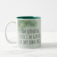 Aquarelle Affirmation Positive Vert/Or