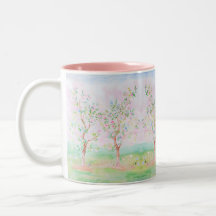 Aquarelle Preppy jolie Chinoiserie rose