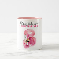 Aquarelle rose exotique moderne Flamant rose cadea
