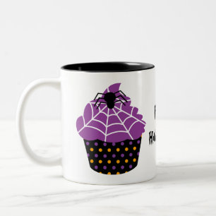Tasse 2 Couleurs Araignée cupcake Halloween