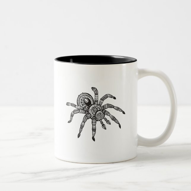 Tasse 2 Couleurs Araignée inspirée (Droit)