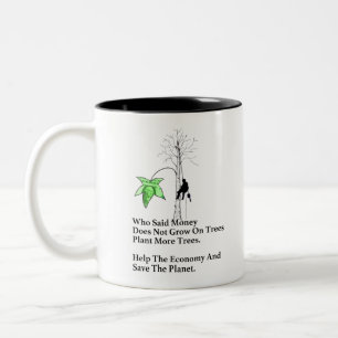 Tasse 2 Couleurs Arboriste Arbre Chirurgien cadeau tronçonneuse.