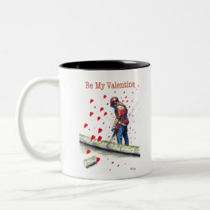 Tasse 2 Couleurs Arboriste Carte Valentine