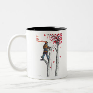 Tasse 2 Couleurs Arboriste Carte Valentine