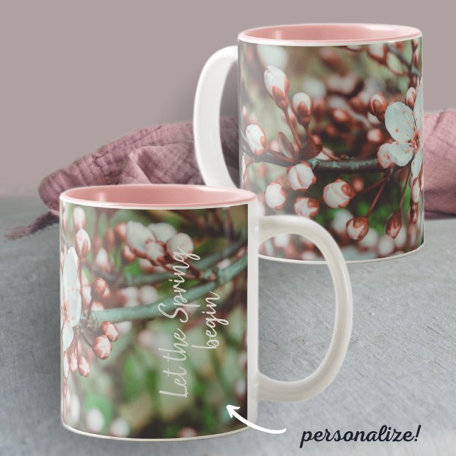 Tasse 2 Couleurs Arbre à fleurs (Créateur téléchargé)