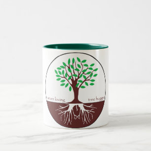 Tasse 2 Couleurs Arbre affectueux Hugger de nature