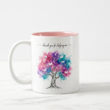 Arbre aquarelle remerciement professeur appréciati