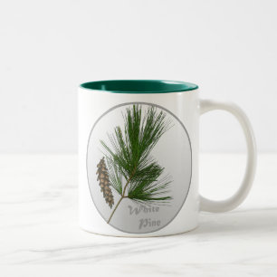 Tasse 2 Couleurs Arbre blanc