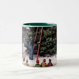Tasse 2 Couleurs Arbre dans la place
