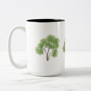 Tasse 2 Couleurs Arbre de Cottonwood