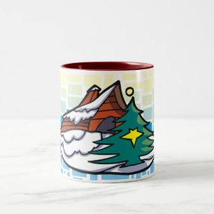 Tasse 2 Couleurs Arbre de Noël du pays