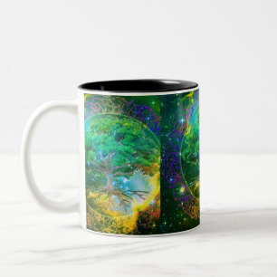 Tasse 2 Couleurs Arbre de santé de la vie