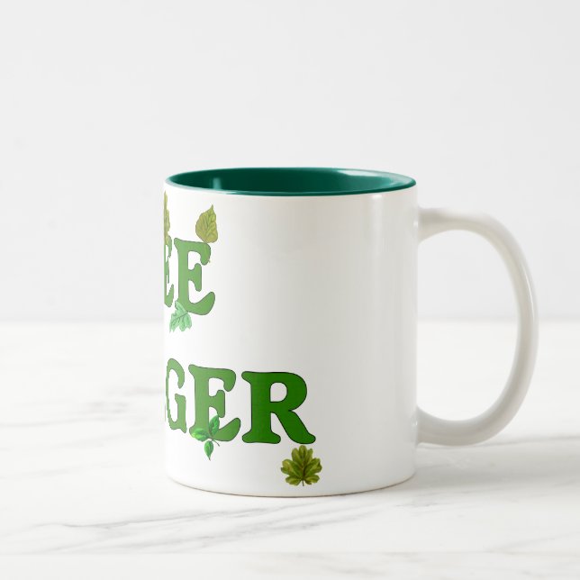 Tasse 2 Couleurs Arbre Hugger (Droit)