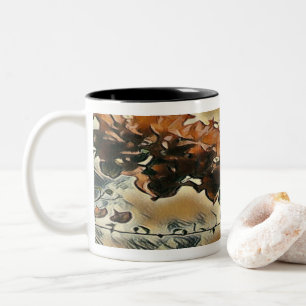 Tasse 2 Couleurs Arbre rose