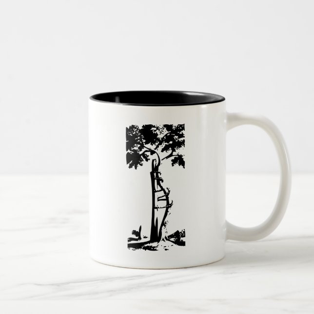 Tasse 2 Couleurs Arbre tordu orthopédique (Droit)