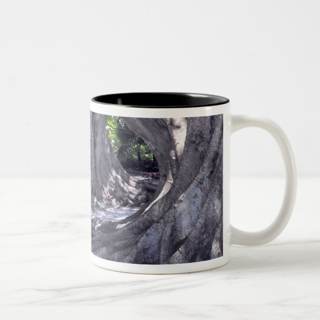 Tasse 2 Couleurs Arbres Banyans (Droit)