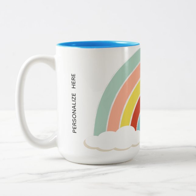 Tasse 2 Couleurs Arc-arc rétro (Gauche)