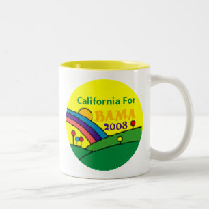 Tasse 2 Couleurs Arc-en-ciel de Barack Obama la Californie
