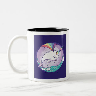 Tasse 2 Couleurs Arc-en-ciel Narwhal