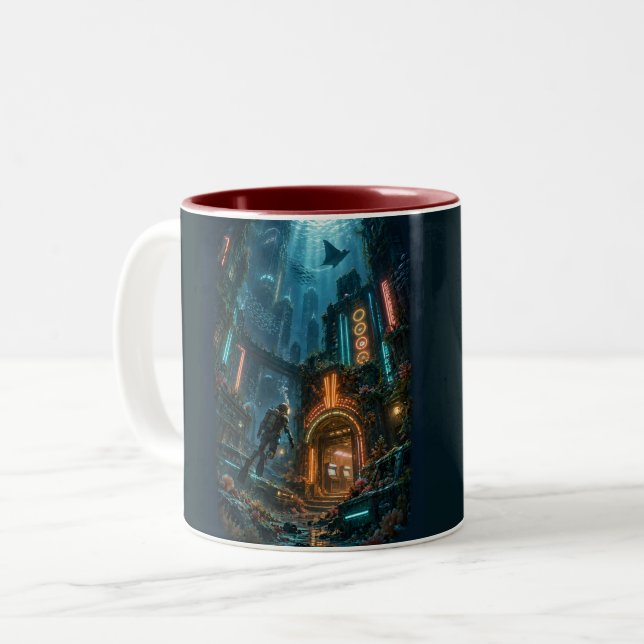 Tasse 2 Couleurs Arcade Engloutie (Devant gauche)