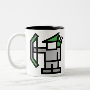 Tasse 2 Couleurs Archer en vert
