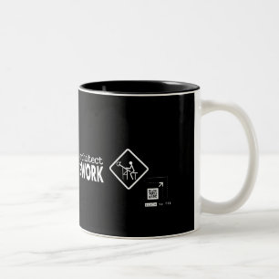 Tasse 2 Couleurs Architecte de précaution au travail