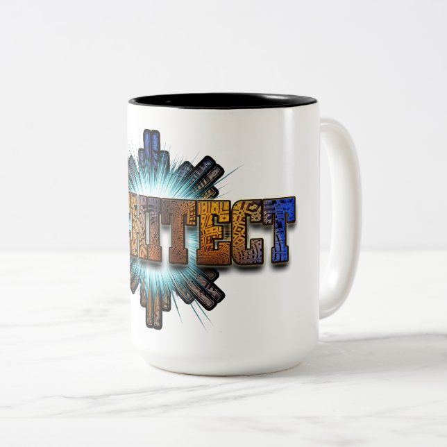 Tasse 2 Couleurs Architecte DTW Architectes Merch (Devant droit)