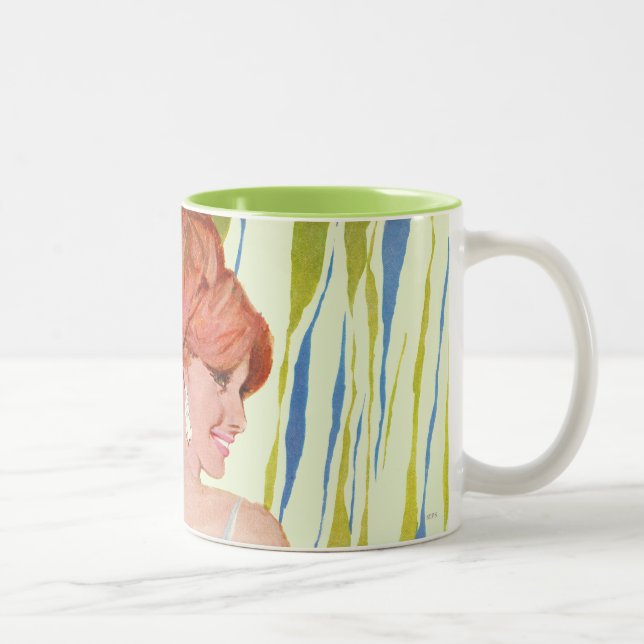 Tasse 2 Couleurs Argent sur son esprit (Droit)