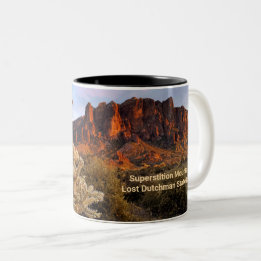 Tasse 2 Couleurs Arizona Superstition Mountain Cholla Cactus